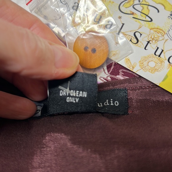 ⭐️ VINTAGE Patchwork Quilted Grandma Core Medium Weight Lined Jacket Coat NWT - Picture 6 of 12